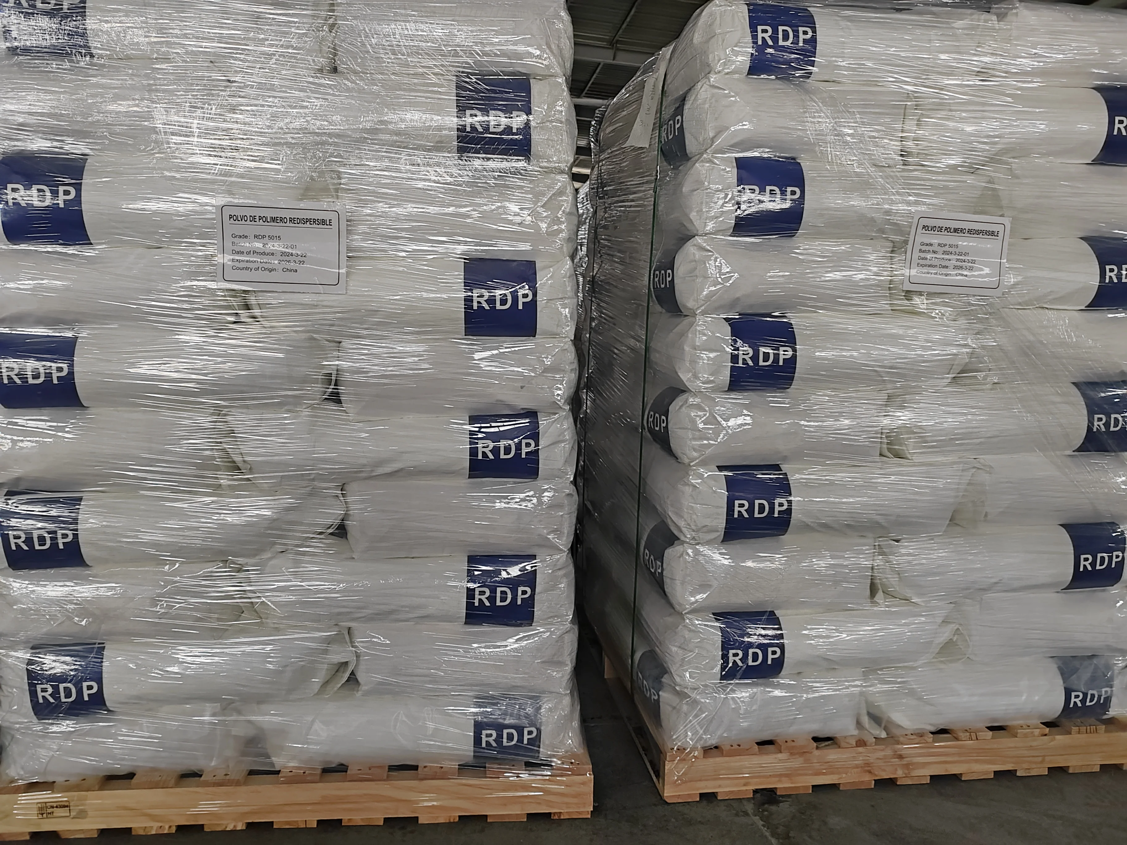 High production capacity and sufficient supply of redispersible latex powder production factory, Xindadi, Shandong