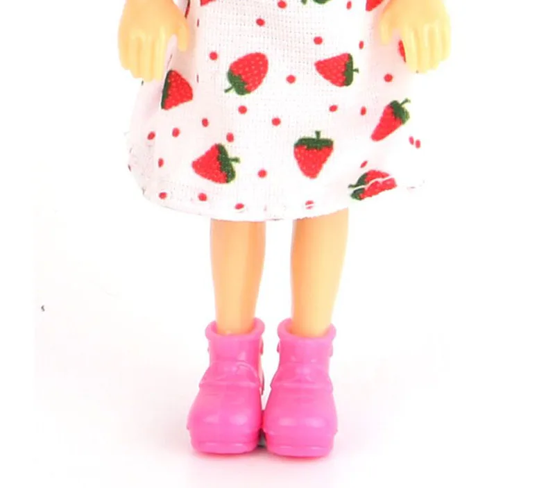 wholesale 5-inch dolls 4colors mixed toy set girls dressing up playing interesting mini fashion dolls