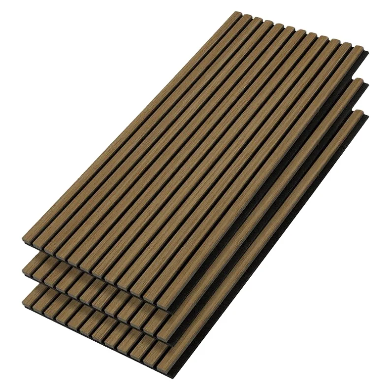 Akupanel SLAT Wood Acoustic Panels Modern Design MDF Felt Material for Interior Soundproof Studio Ceilings and Walls Decoration