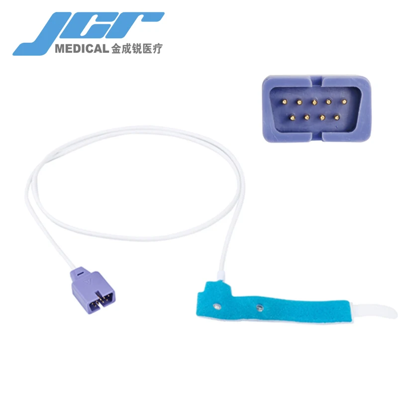 Disposable Blood Oxygen Probe 9 Pin Disposable Neonate/Adult Non-woven Sp02 Sensor