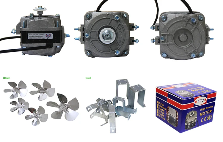 AC Small Refrigerator  Shaded pole Fan Motor  for condensing unit