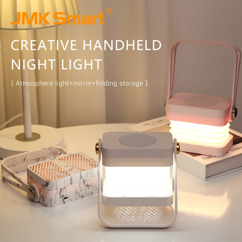 Portable Outdoor Camping Atmosphere Light Creative Handheld unique Christmas Night Lamp With Mirror