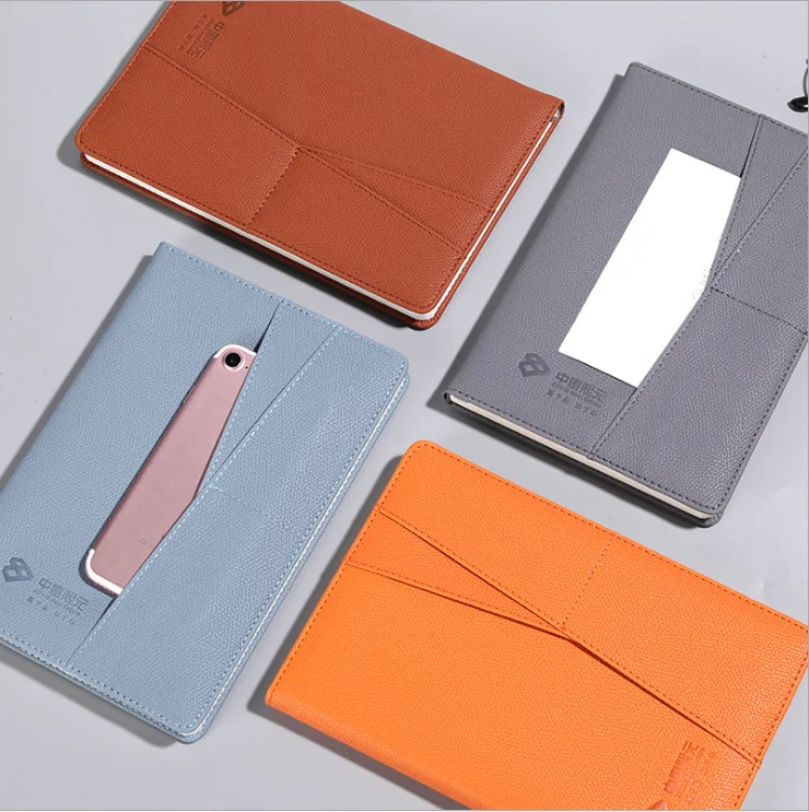 Customized Environment-Friendly Recyclable A5 Notebook, Hardcover Pu Leather Diary, Multifunctional Cover Notebook, Magazine