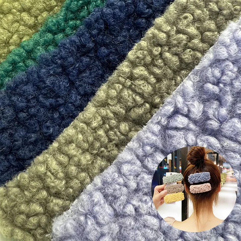 Пользовательский логотип зимнее пальто черный белый многоцветный мягкий удобный 680 г/м 100% полиэстер гранулированный Тедди ткань/