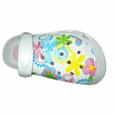 latest design printed colorful garden clogs man eva rubber shoes for beach