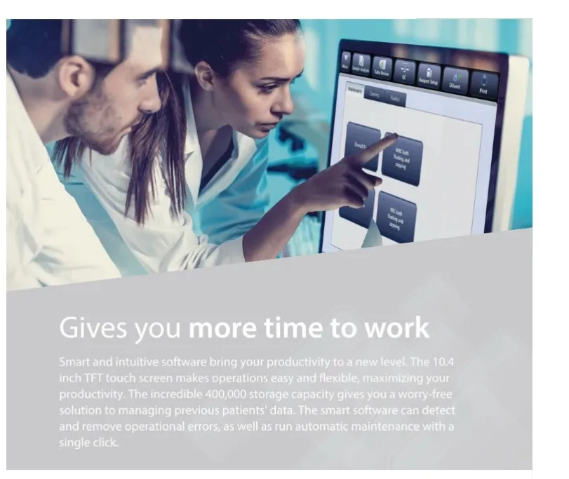 Mindray BC10 CBC+3-DIFF Blood Cell Counter 3-part Automatic Hematology Analyzer Mindray BC20S BC10