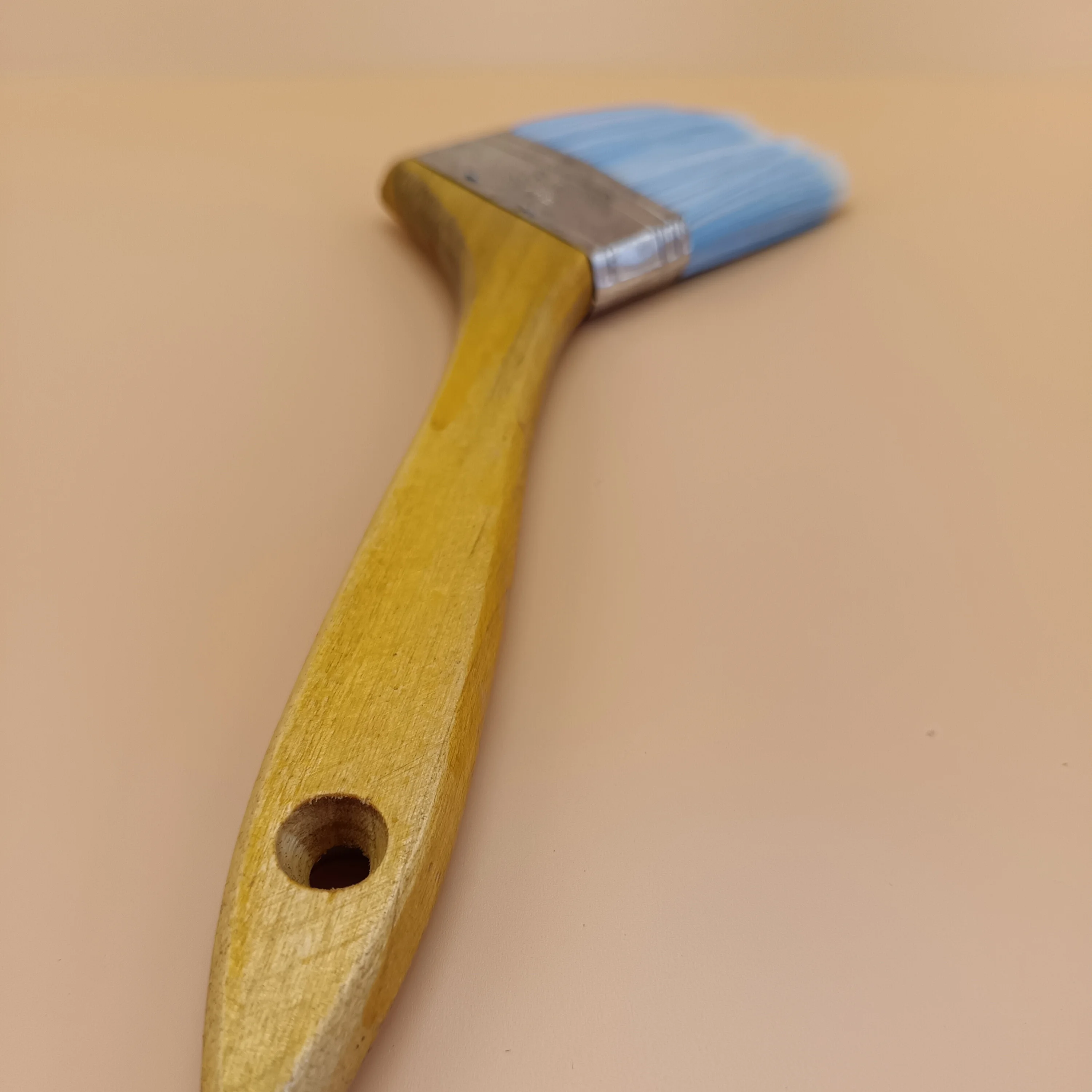high quality cheap nylon oil varnish colorful wooden long handle paint brush door/fence/ window painting brushes