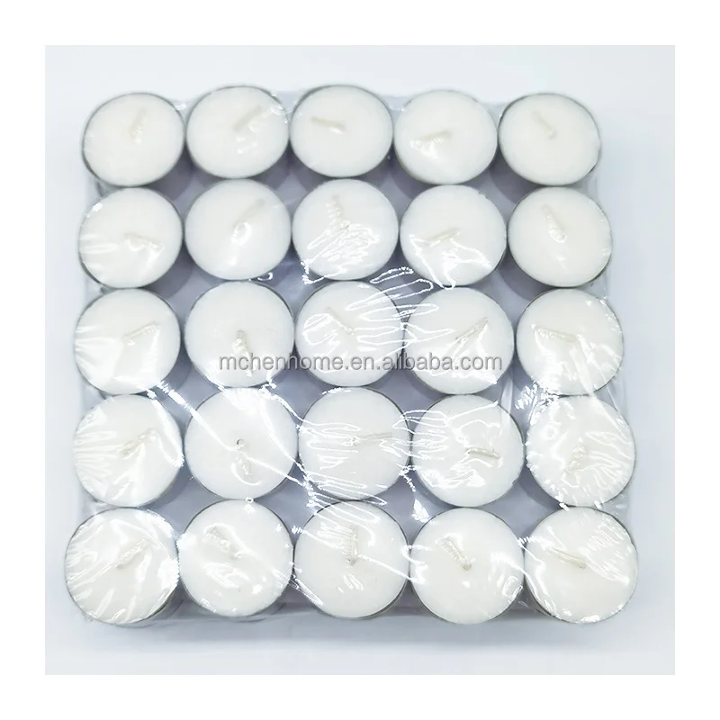 Wholesale of White Tea Light Candle Jewish Memorial Paraffin Wax Candle