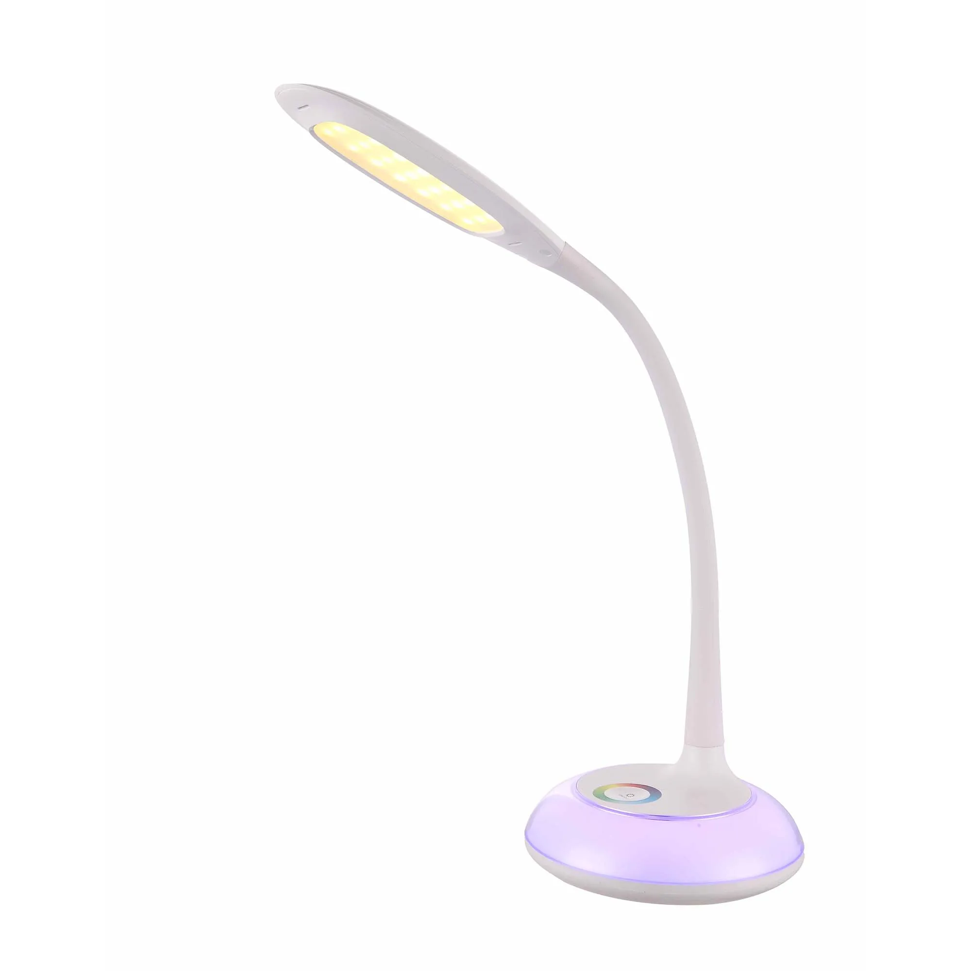 Modern economy fashion style led table lamp with RGB rainbow and stepless dimming led night light desk lamp