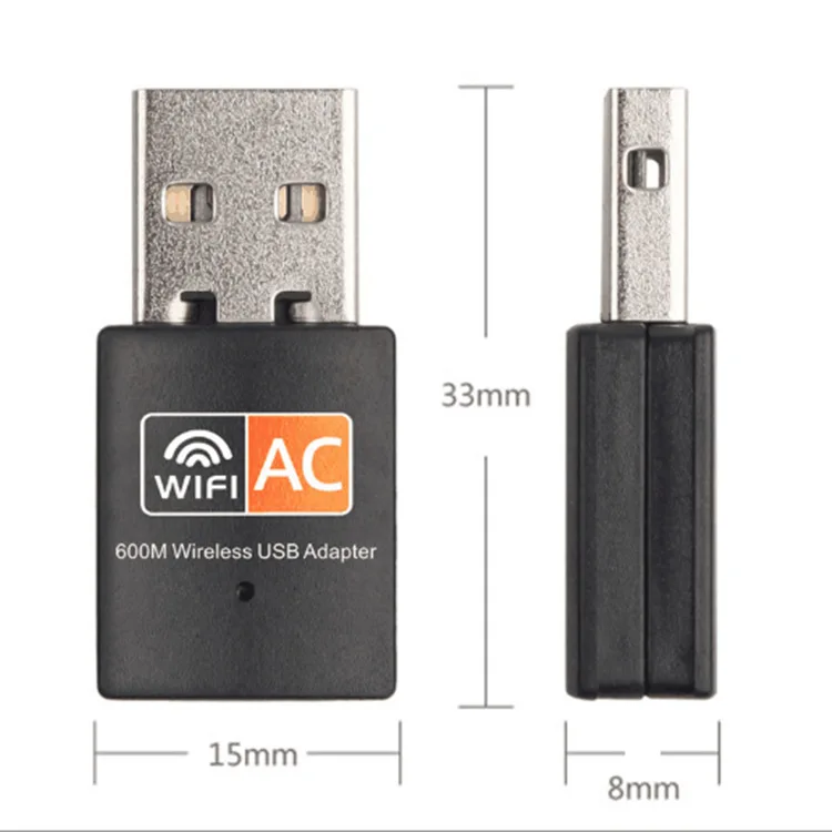  2 4 Мб/с USB беспроводной ключ 802 11G и 5G Wifi адаптер RTL8811 двухдиапазонный AC сетевая