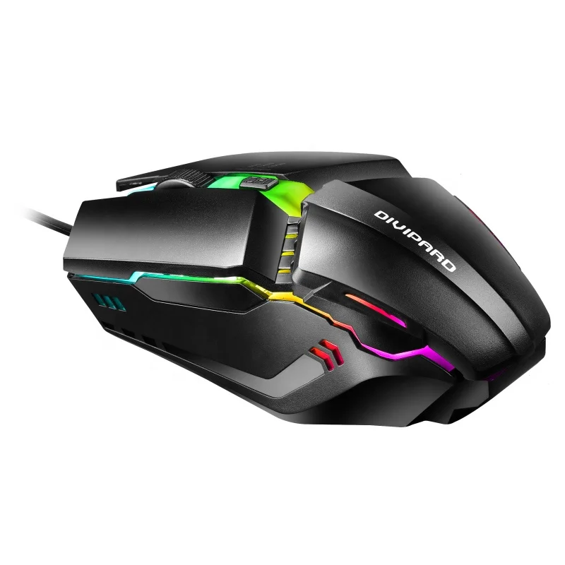  Пользовательский логотип RGB Проводная игровая