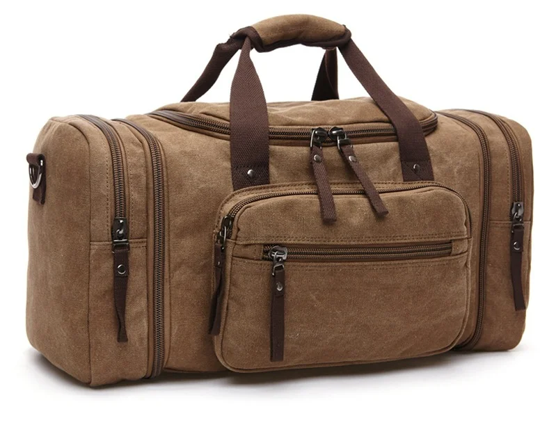 2022 leisure travel tote bag large capacity bags retro canvas luggage bag travel luggage