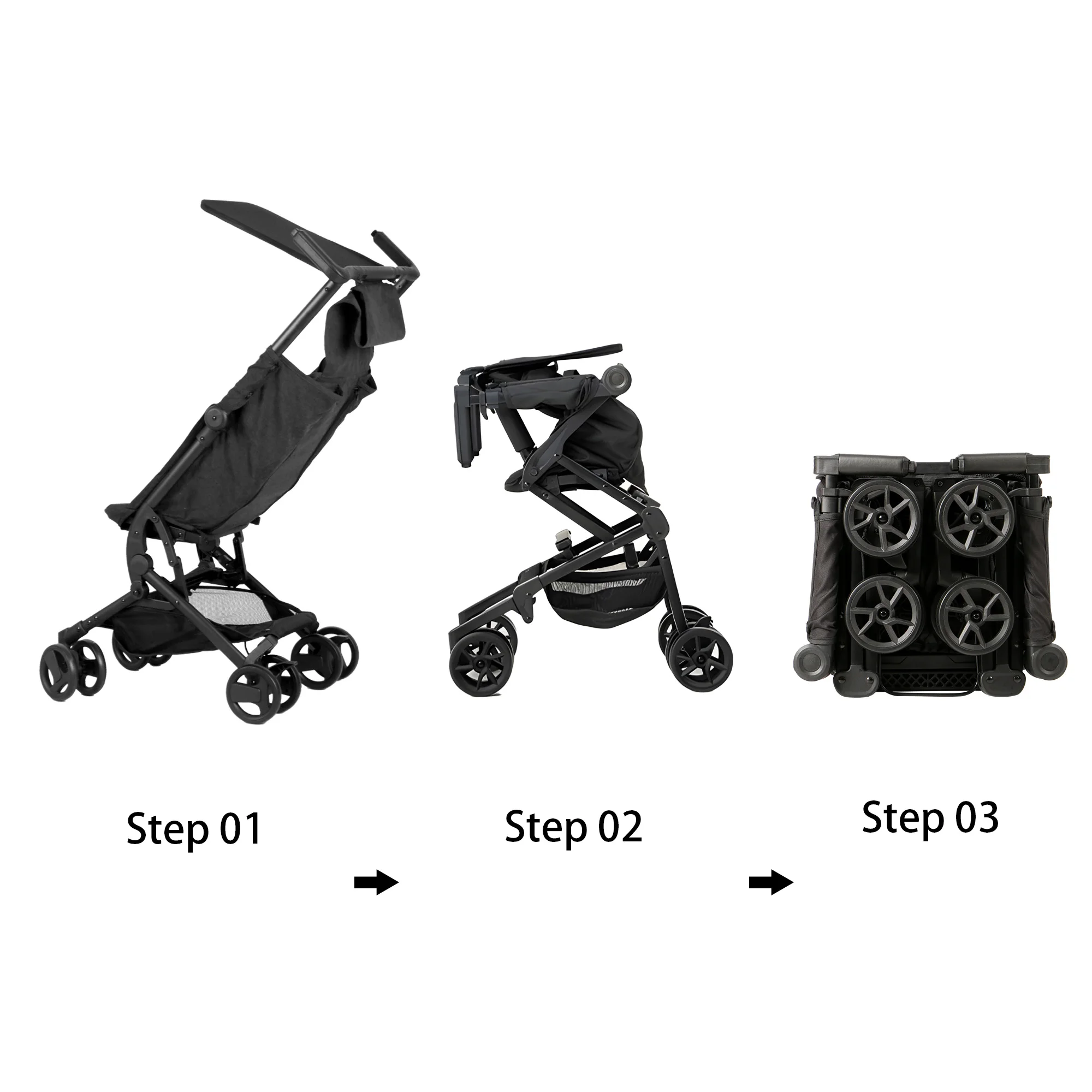 Factory Hot Sale Baby Stroller with compact folding multi-position tilting awning and sun visor etc Lightweight Baby Stroller