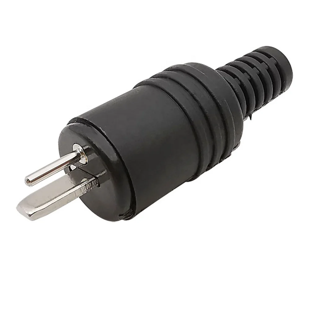 1/2/5Pcs 2 Pin DIN Plug Speaker HiFi Connector Screw Terminal Cable Solder Power Signal Plug Adapter Black