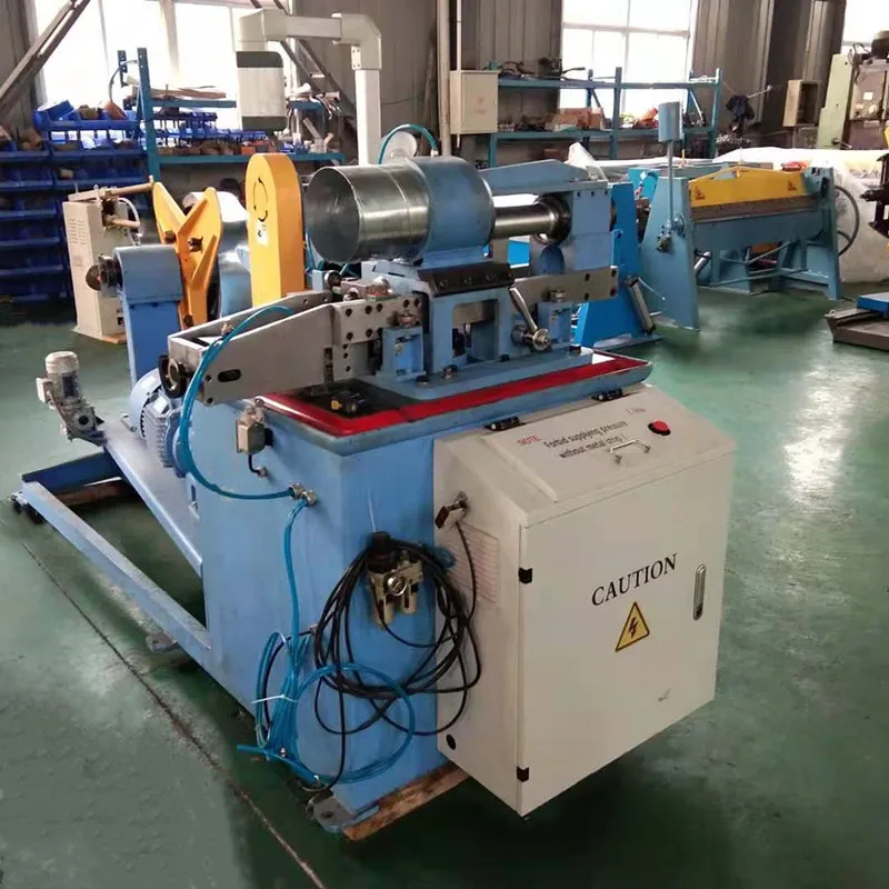 Automatic Spiral Air Duct Making Machine, Round Ventilation Pipe Former, Galvanized Wind Conduit Maker without Expanded Wings