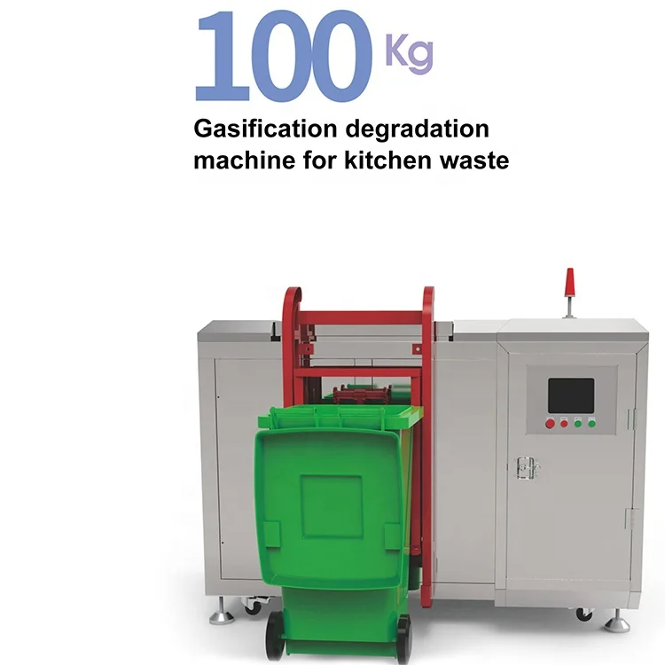 High-tech environmentally friendly waste disposer stainless steel kitchen waste gasification degradation machine