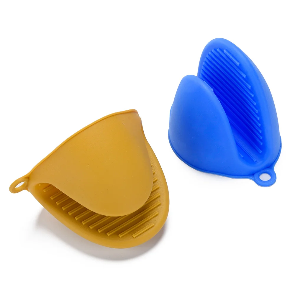 Kitchen Gadgets Silicone Oven Mitts Silicone Pot holders Hand Clip Silicone Pot Holders