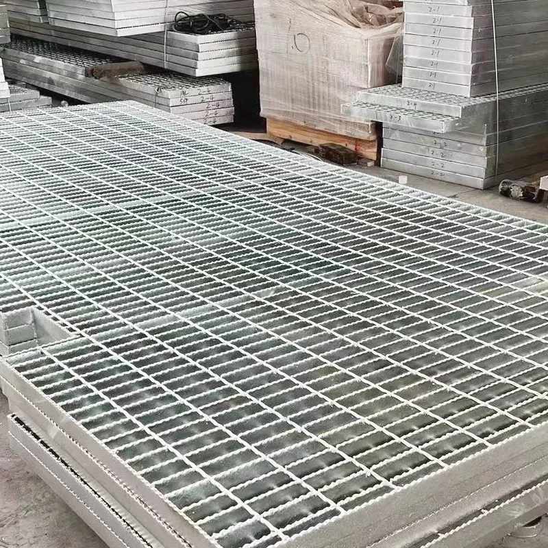 High quality hot dip galvanized steel grating rainwater drainage walkway grill