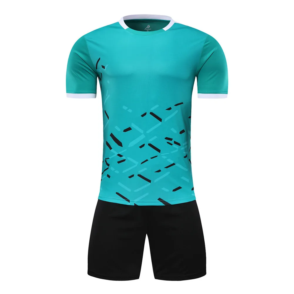 Custom Japan blank Big and Tall Football Shirts Shorts Soccer Jerseys Set online