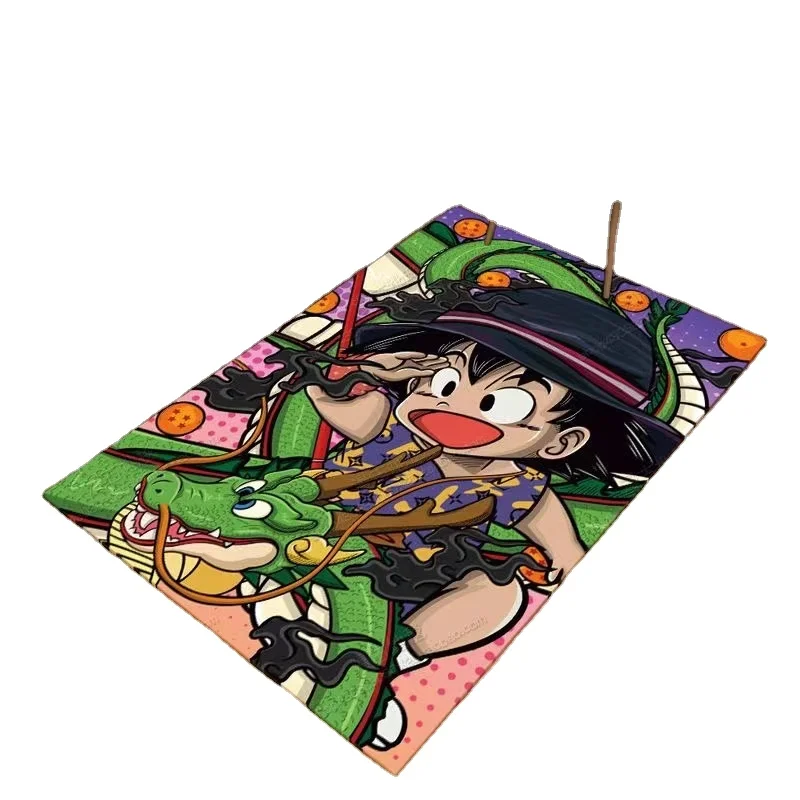 Custom bulk printed carpet hot selling fashion game anime character room decoration carpet