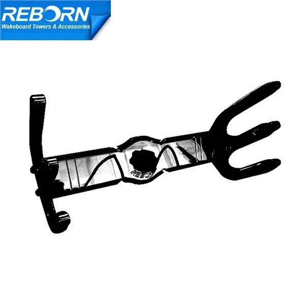 Reborn Pro+ Quick Release Water Ski Rack Wakeboard Tower Rack Polished Board Holder