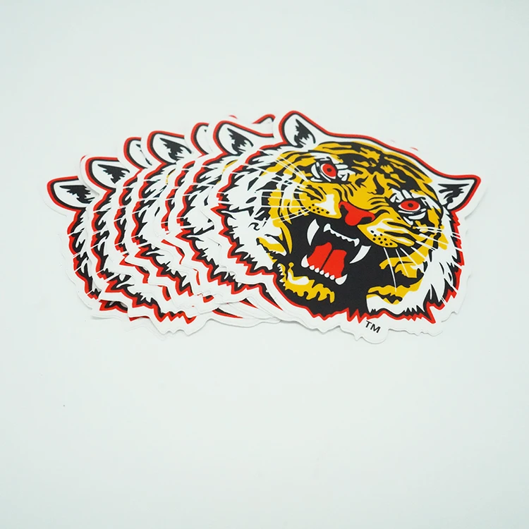 wholesale personalized custom logo vinyl adhesive waterproof sticker making logo 100pcs die cut stickers split backing