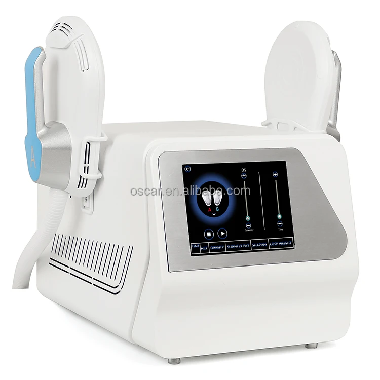 Hot selling 2 handles EMS Slim buttocks muscle building electrostimulation body muscle stimulation machine