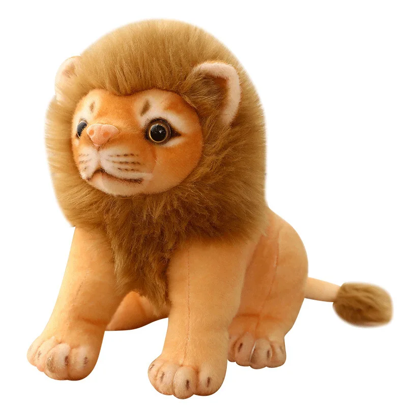 Wholesale Custom LOGO New plush toy lion Standing male lion Animal dolls plush toy manufacturer