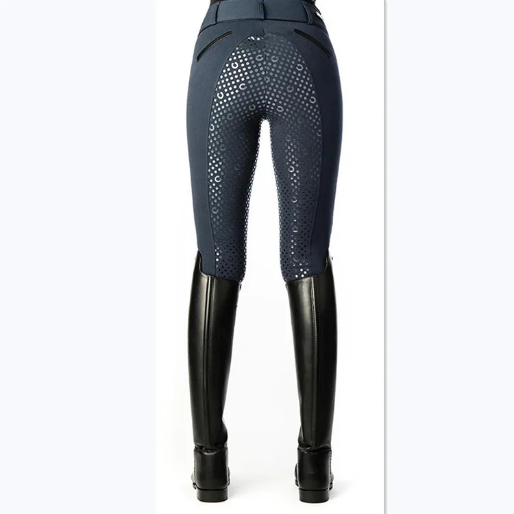 Модные женские бриджи для верховой езды с прострочкой на заказ, эластичные дышащие колготки для верховой езды, штаны для верховой езды