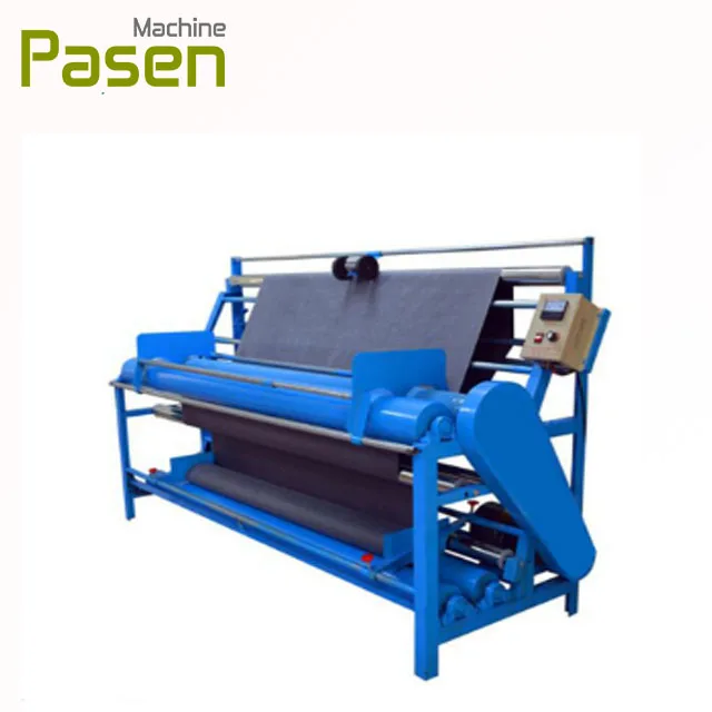 automatic textile roll packing winding machine parts fabric inspection and rolling machine