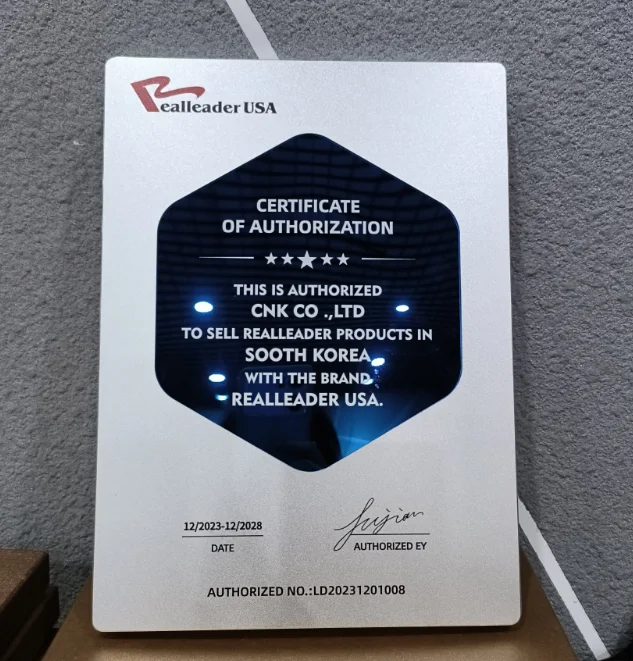 Aluminum Award Plaque with Custom Shape of Mirror, Premium Golden Trophy Award, Award Plates for Anniversary Events