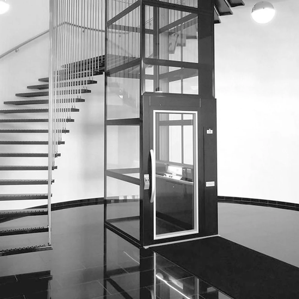 400kg villa lift home no pit beautiful good price and quality easy-to-install hydraulic home elevator lifts elev elevators