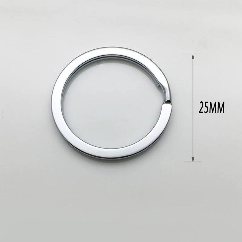 Factory Wholesale Price Custom Size Metal Split Key Ring For Keychain O Ring