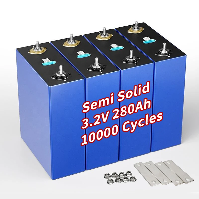Лидер продаж полутвердотельный аккумулятор 280Ah 3 2 V 310ah 320ah LiFePO4 литий-ионный для 12V 24V 48V электрических систем