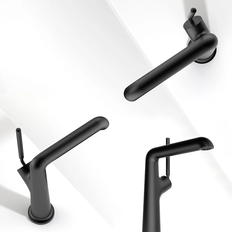 DQOK popular Contemporary bathroom exquisite art design brass wash basin faucet