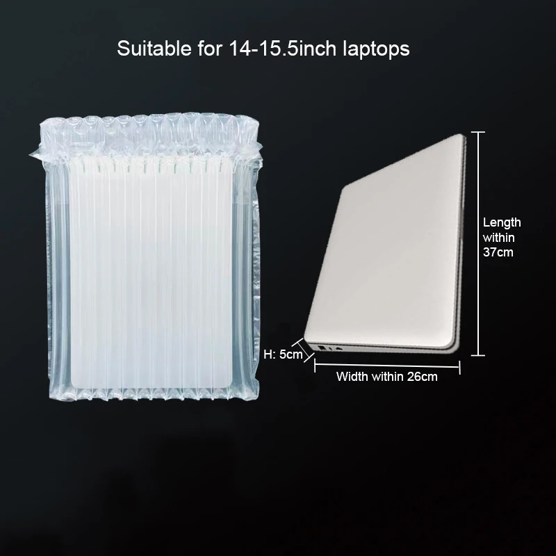 13 14 15inches Laptop Inflatable Air Cushion Bags Protective Shipping Packaging Air Column Bag