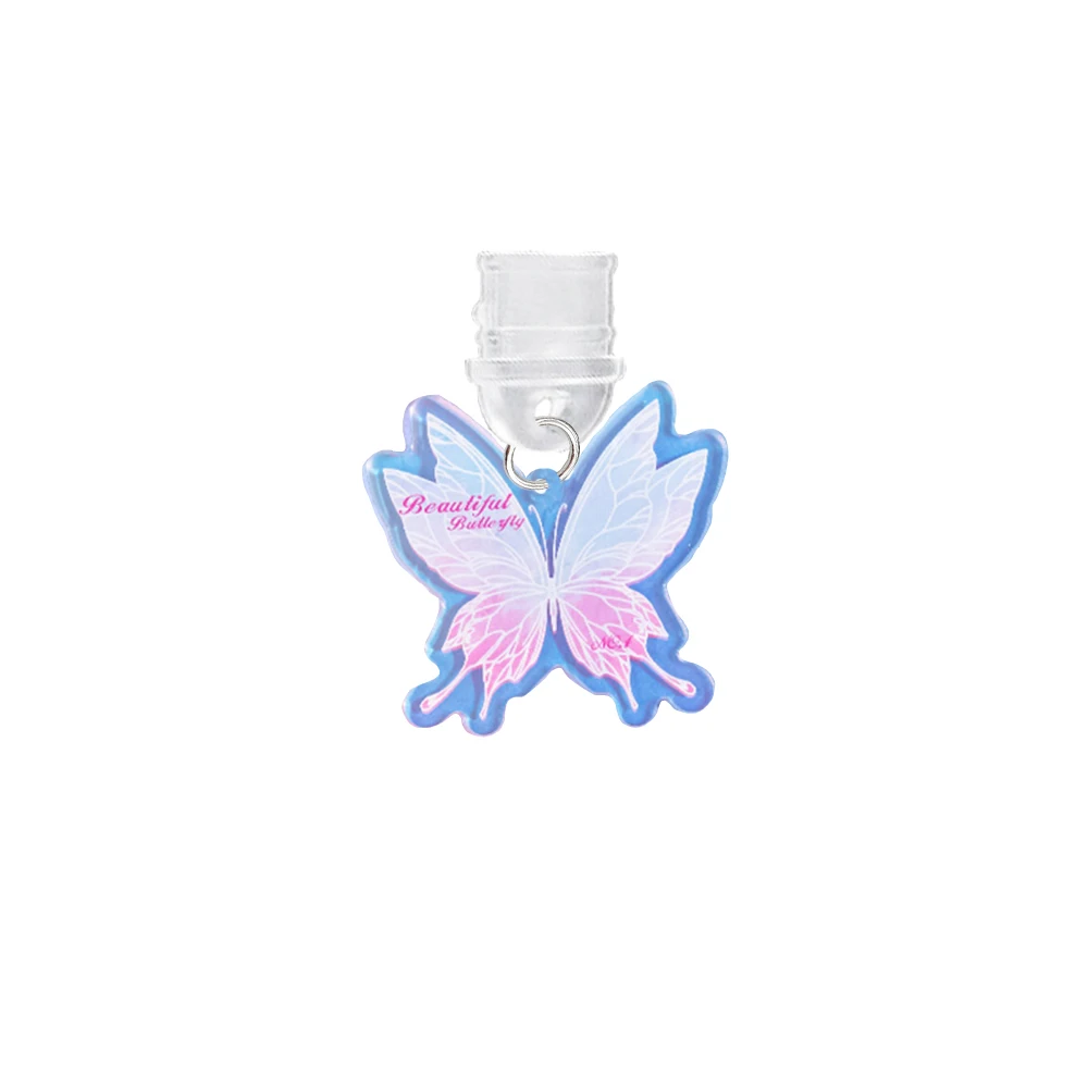 Custom Dust Plug Transparent Charging Port Dust Plug For IPhone/type-C/Android Plug Stopper Protective Cover Phone Pendant