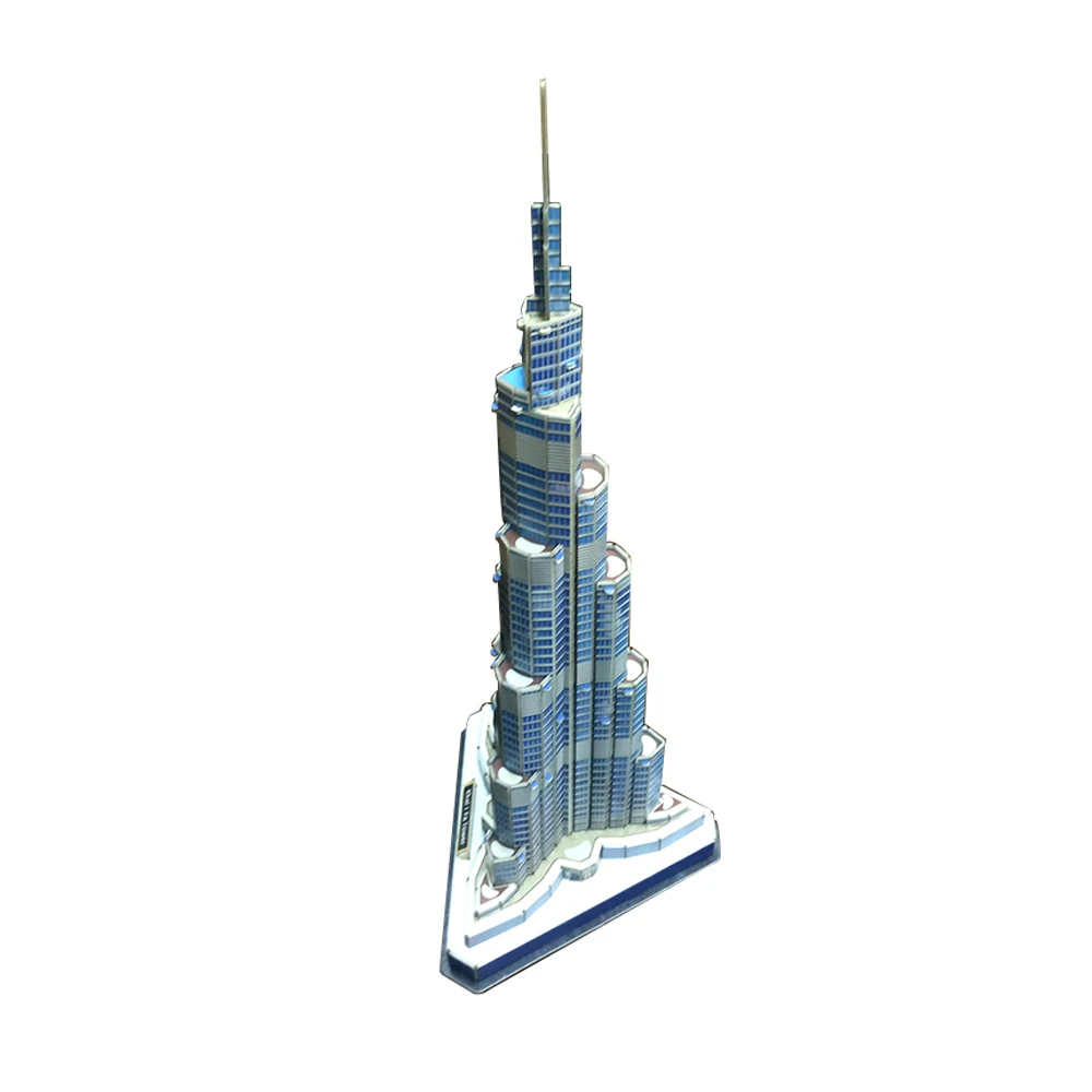 creative children paper model world famous building architecture kids toys educational 3d foam puzzle