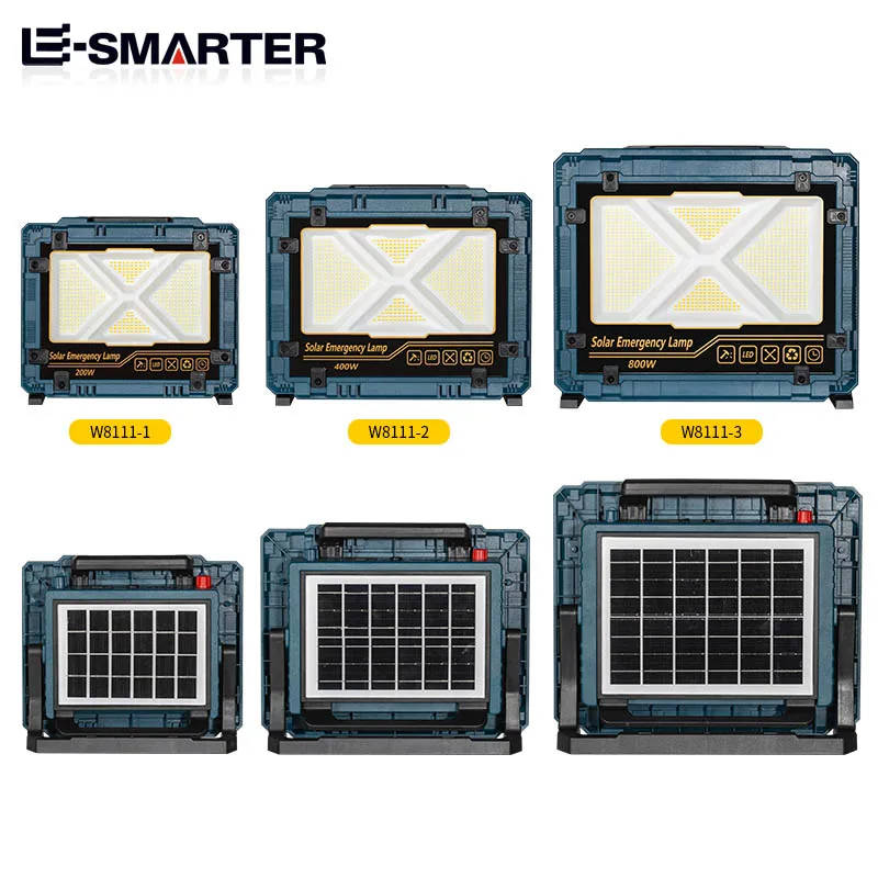 Charging Floodlights Outdoor Camping Portable Ultra Bright Emergency Car 100W 150W 200W 300W 400W 500W 600W Led Solar Work Light