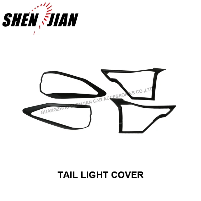 Thailand quality exterior accessories ABS chrome black carbon Body kit for 2018 RUSH accessories