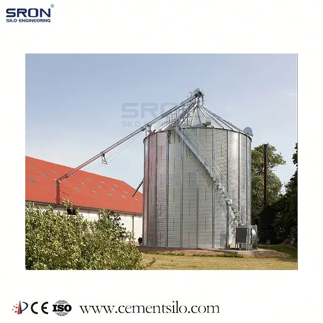 Патентный дизайн 5000 тонн стальная силосная система с системой погрузки и разгрузки
