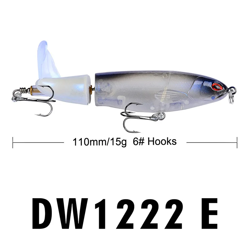 Isca Artificial New 10cm 13g 16g 14cm 35g Propeller Tractor Hard Bait Floating Pencil Lure 8colors