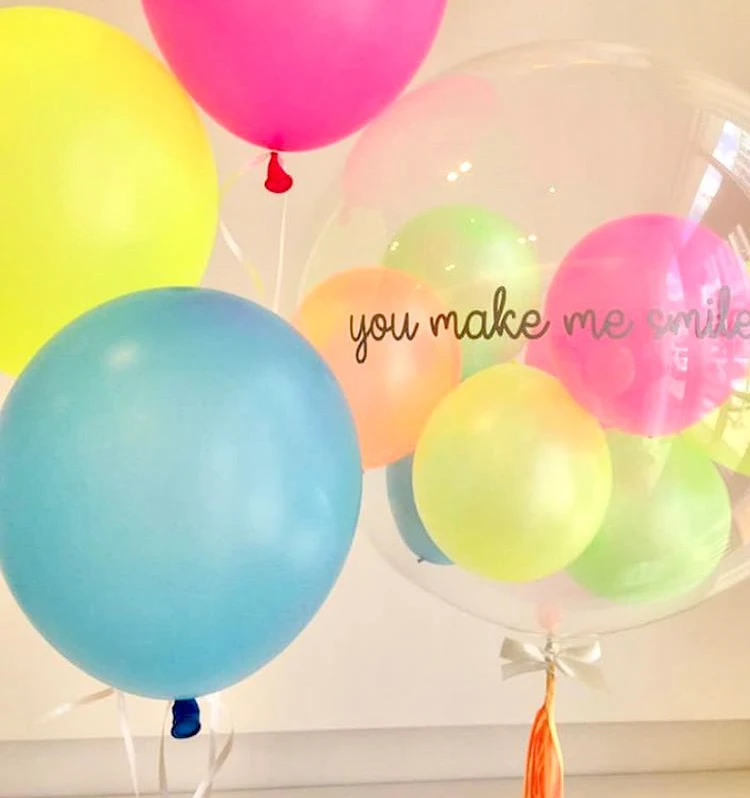 New Custom Logo Clear Glowing Globos Flashing Lights Up Led Balloon With Light