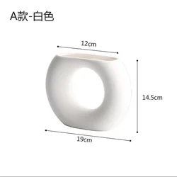 Креативные геометрические скандинавские украшения, модная ваза для цветов, керамическая ваза для цветов для украшения дома
