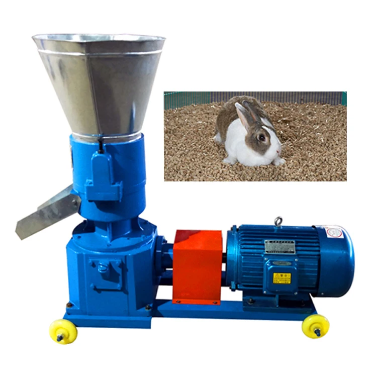 Hot sale AKK-210 AKK-260 feed machine electric motor diesel engine animal feed wood making pellet machine