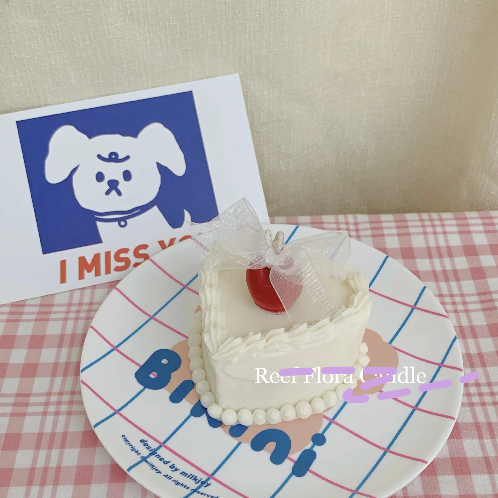 Novelty Gifts Party Novelties Strawberry Cherry Heart Shape Cream Cake Aromatherapy Soy Wax Novelty Scented Candle