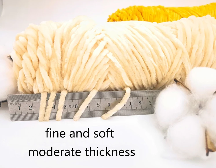Chenille Yarn gold velvet coarse wool hand-knitted thread wholesale scarf thread crochet material bag chenille wool yarn