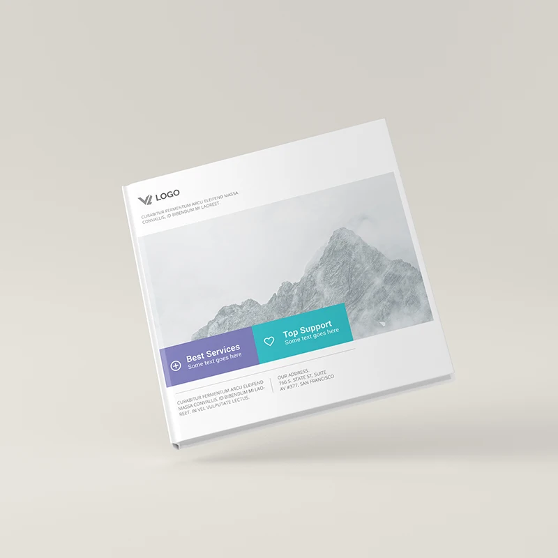 High quality Custom Size Full-Color Manual/journal/magazine/catalogue/brochure