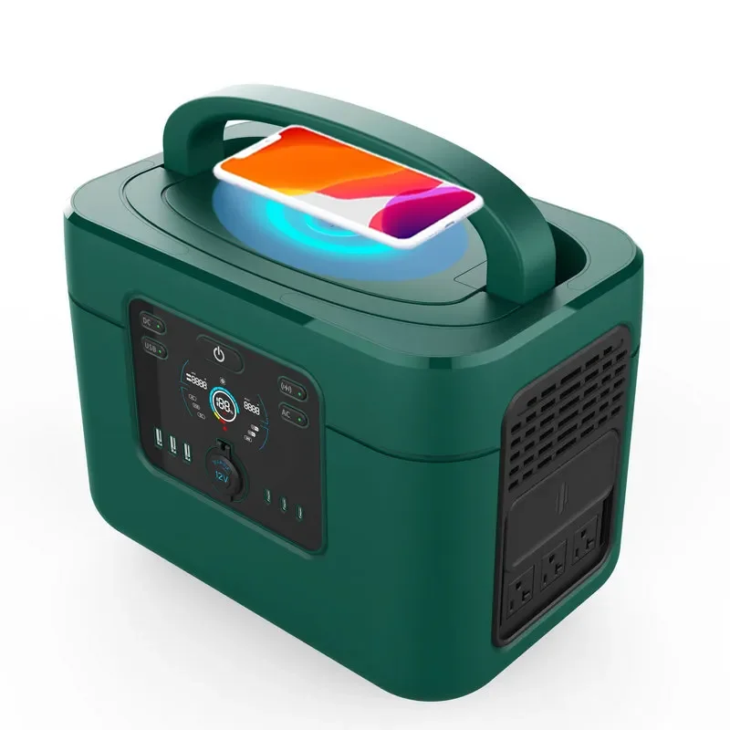 1200w lifepo4 No gasoline No noise Campers RVs Solar Power Station Pure Sine Wave Battery Power Supply Powerhouse Charged