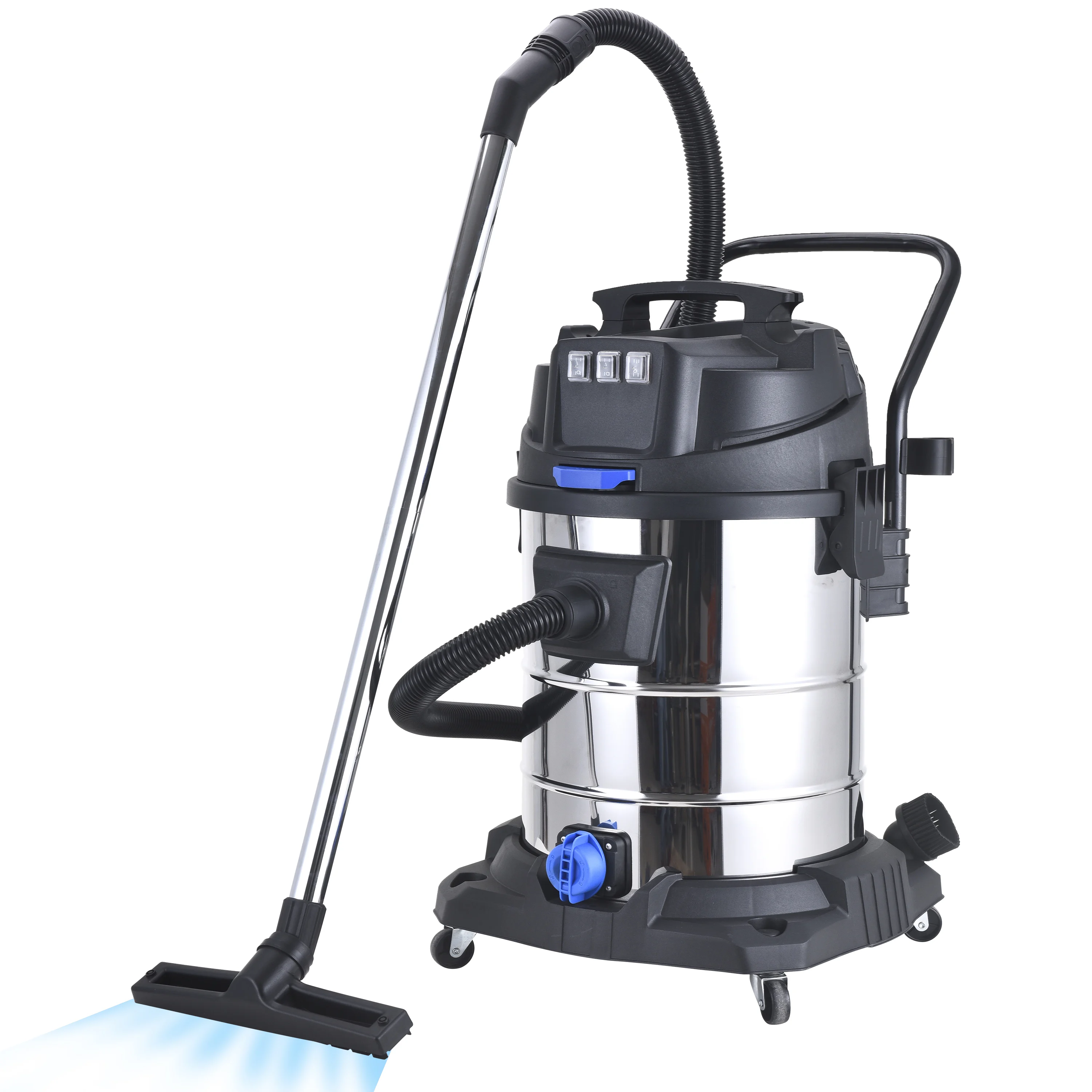 Industrial Vaccum Cleaner Electric Multi Functional 60L 23Kpa Wet And Dry Vacuum Cleaner Prices For Sofa Industrial Home Use